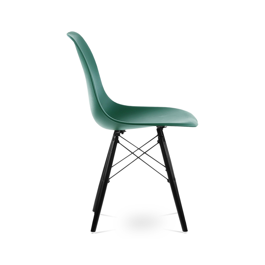 designer-plastic-dining-side-chair-black-dark-green-s