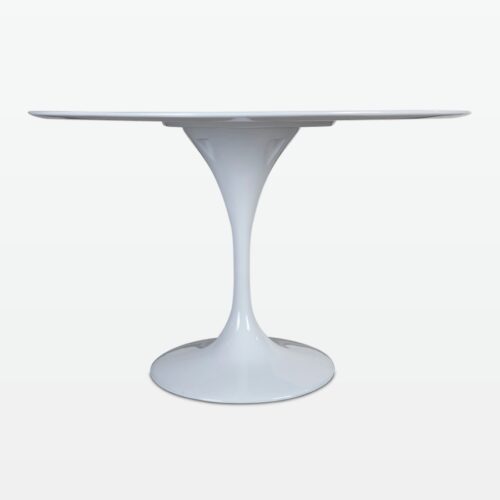 Torvald 120cm Dining-Table in White low-angle