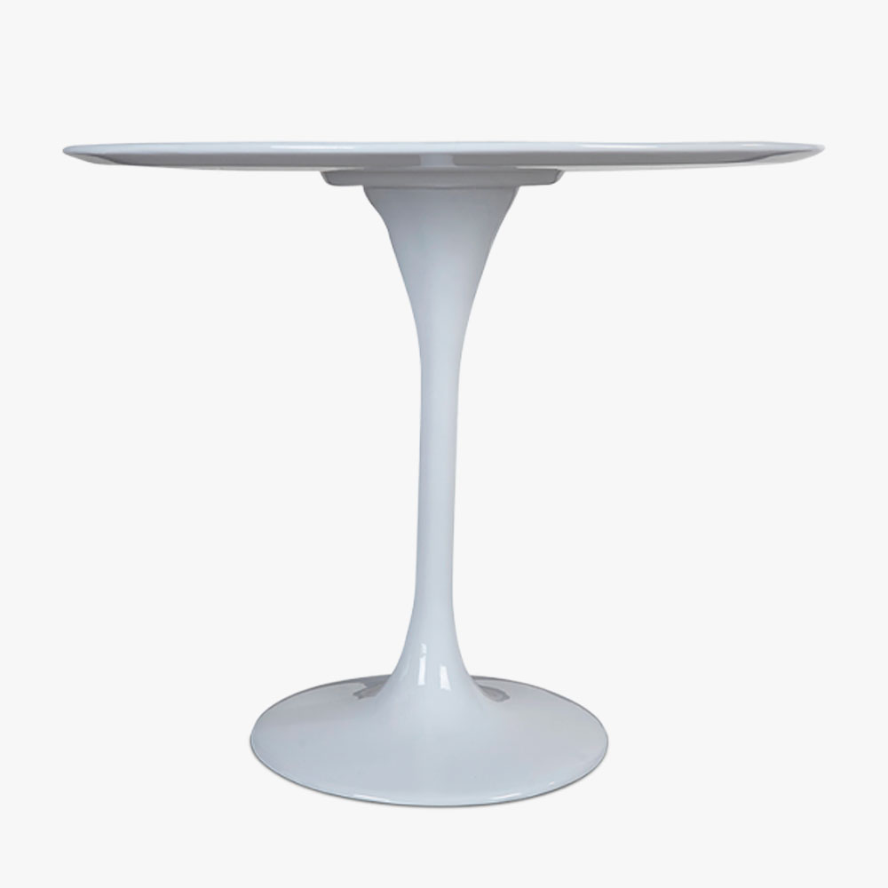Torvald Small-Round-Dining Table White