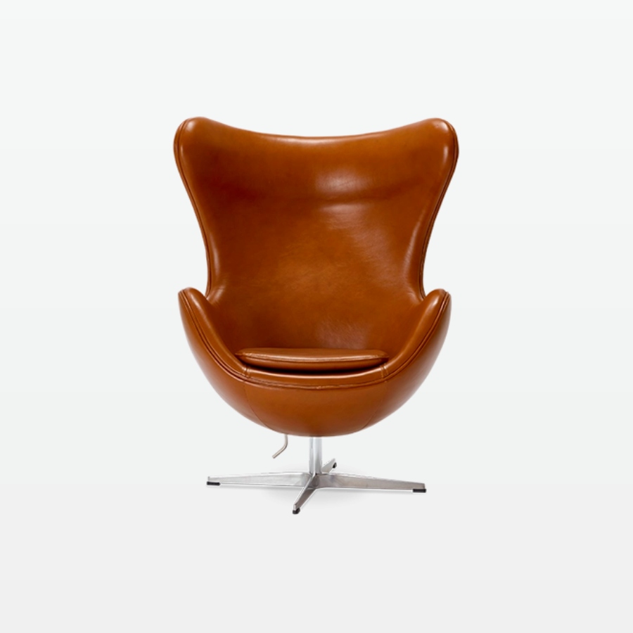 wingback-armchair-leather-tan-brown-front